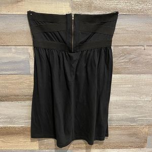 Black cross cross tube top dress size medium